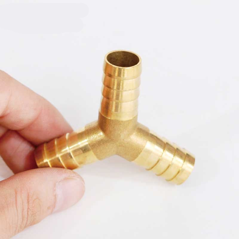 Brass Barb Pipe Fitting 2 3 4 way brass connector For 6mm 8mm 10mm 12mm  hose copper Pagoda Water Tube Fittings