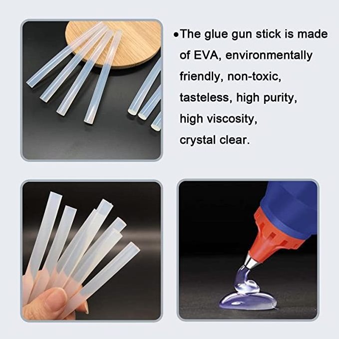 Hot Melt Glue Sticks 7mm/11mm Translucent Strong Viscosity Rods For Glue Gun High Temperature Resistant Hot Glue