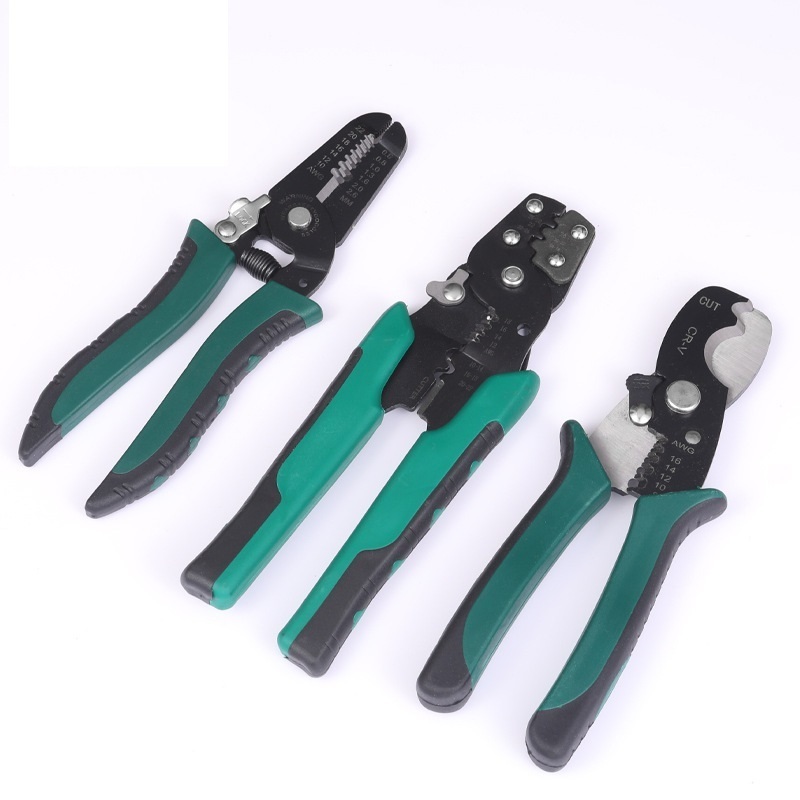 Multifunctional wire stripper, labor-saving and durable, electrician's scissors, crimping and cable stripping pliers