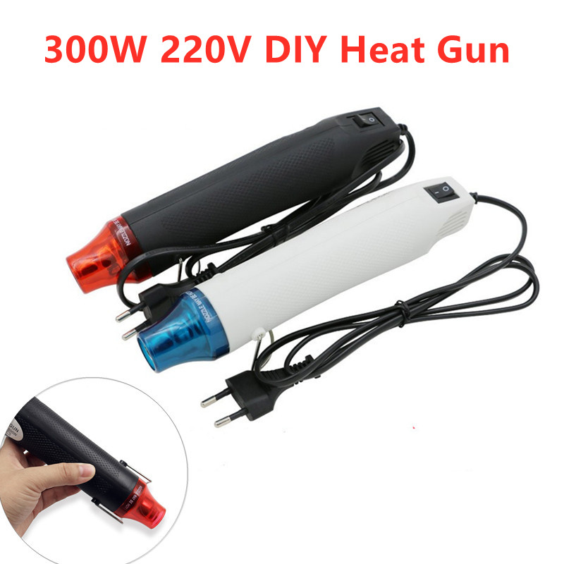 220V DIY Heat Gun Electric Power Tool 300W  Phone Repair Tool Hair Dryer Soldering Supporting Seat Shrink Plastic Air Heat Gun