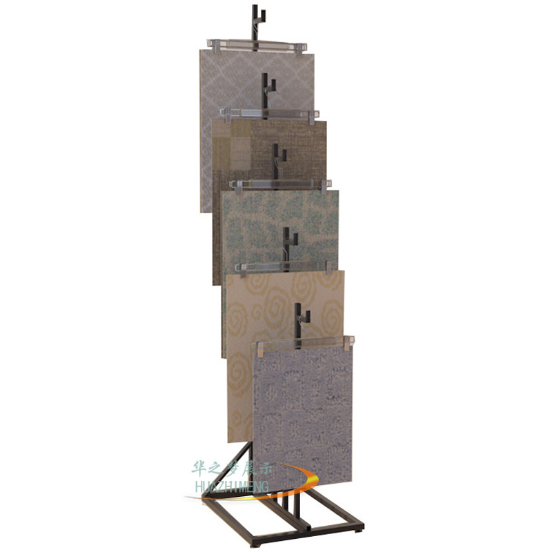 Metal Shopping Carpet Display Stand Carpet Showroom Rug Display Stand Rug Display Rack For Sale