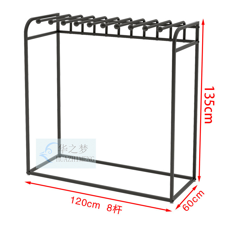 Custom home textile quilt display rack fabric Roll display stand scarf curtain metal display racks for store showroom