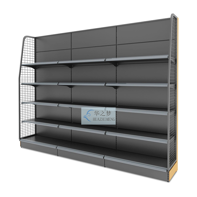 Morden Retail Store Supermarket Shelves Adjustable Grocery Store Metal Display Racks Shelving