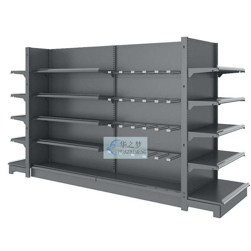 Morden Retail Store Supermarket Shelves Adjustable Grocery Store Metal Display Racks Shelving