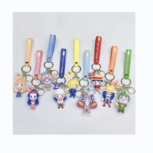 Cartoon Pirate King Series Example Silicone Toy Keychain