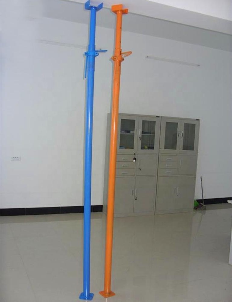 light duty galvanized painted accessories adjustable steel prop scaffolding for construction