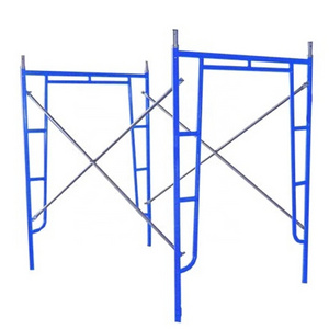 High quality ladder scaffolding parts full set tubular steel frame Walk Through Frame