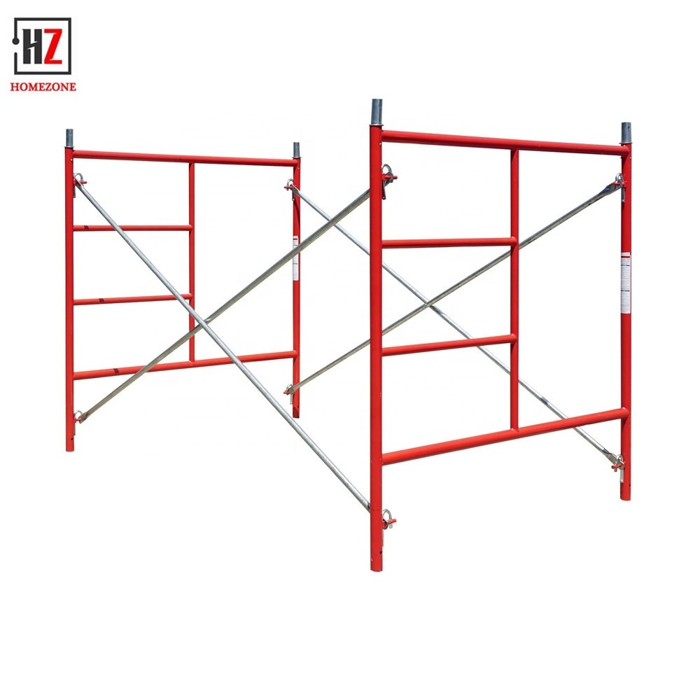 scaffold mobile walking platform scaffolding mason frame with drop lock