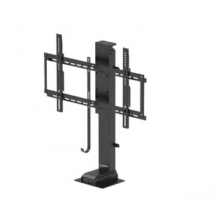 Custom Television Screen Mounting Bracket Height Adjustable Electric TV Wall Mount Motorized Automatic TV Lift Stand