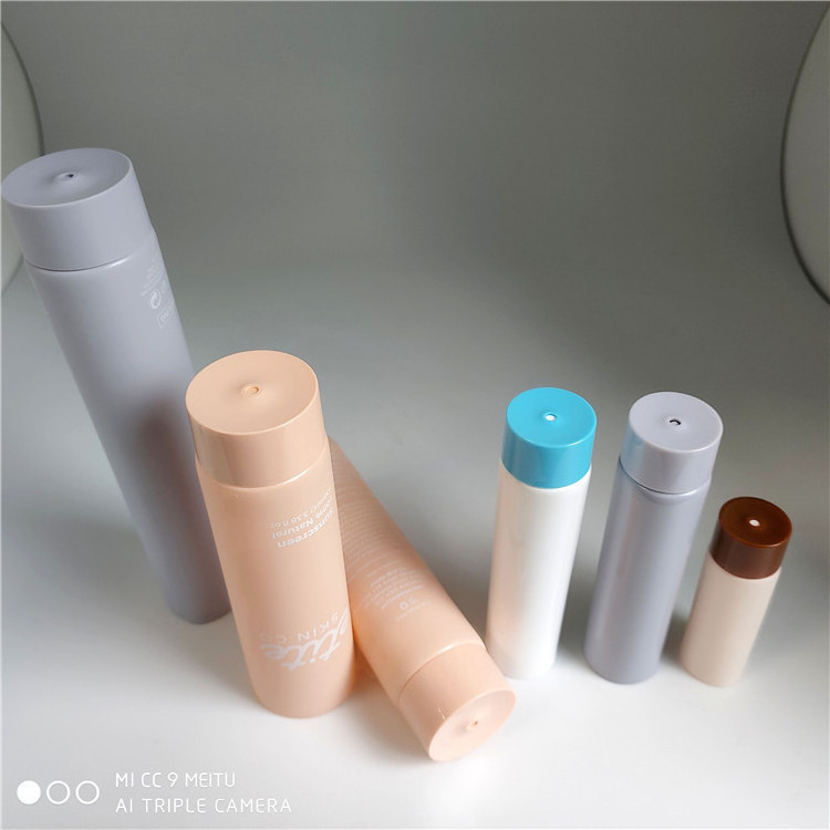 30ml 50ml 150ml 250ml Soft tube foundation cosmetic tube face cream container Plastic tube with twist lock cap centre flow