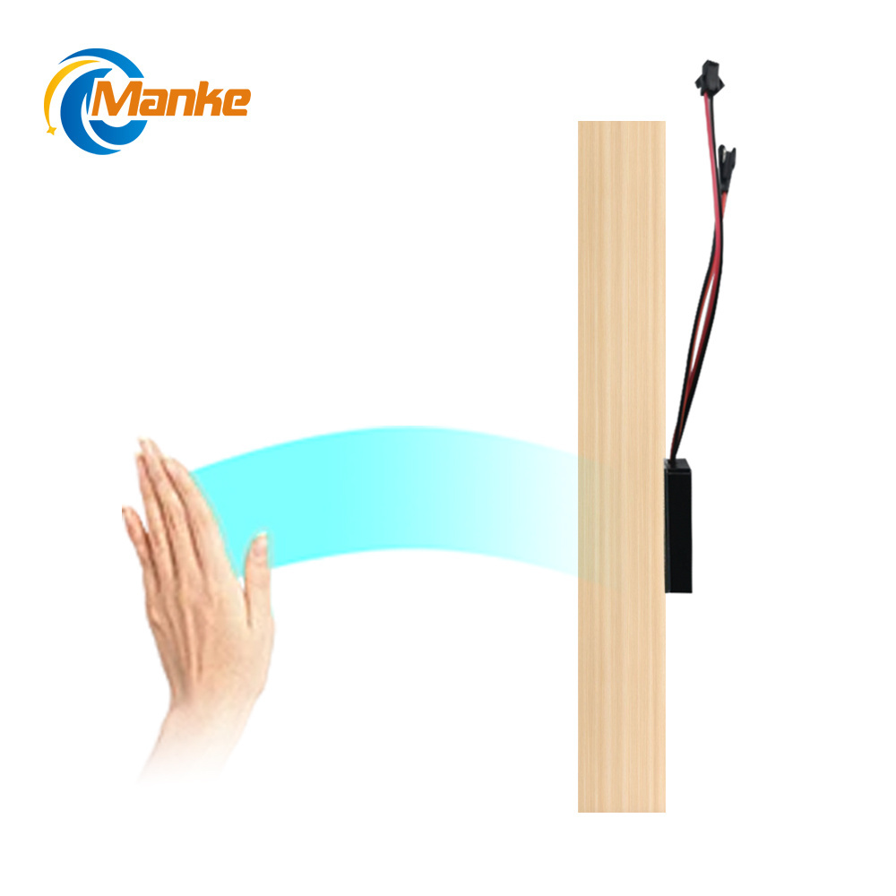 12V Wooden Board Smart LED Dimmer Hand Touch Sweep Switch Cabinet Wardrobe inside Contact Touch Sensor Switch