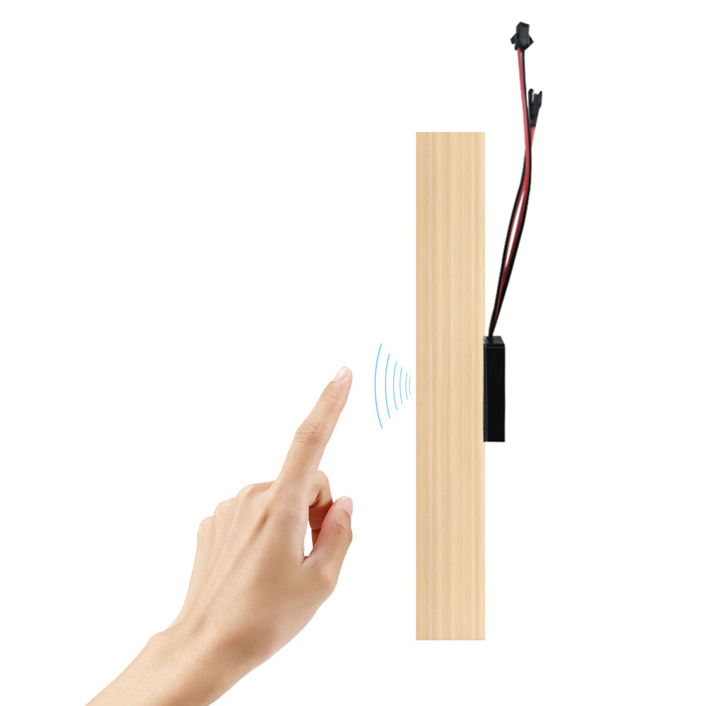 12V Wooden Board Smart LED Dimmer Hand Touch Sweep Switch Cabinet Wardrobe inside Contact Touch Sensor Switch