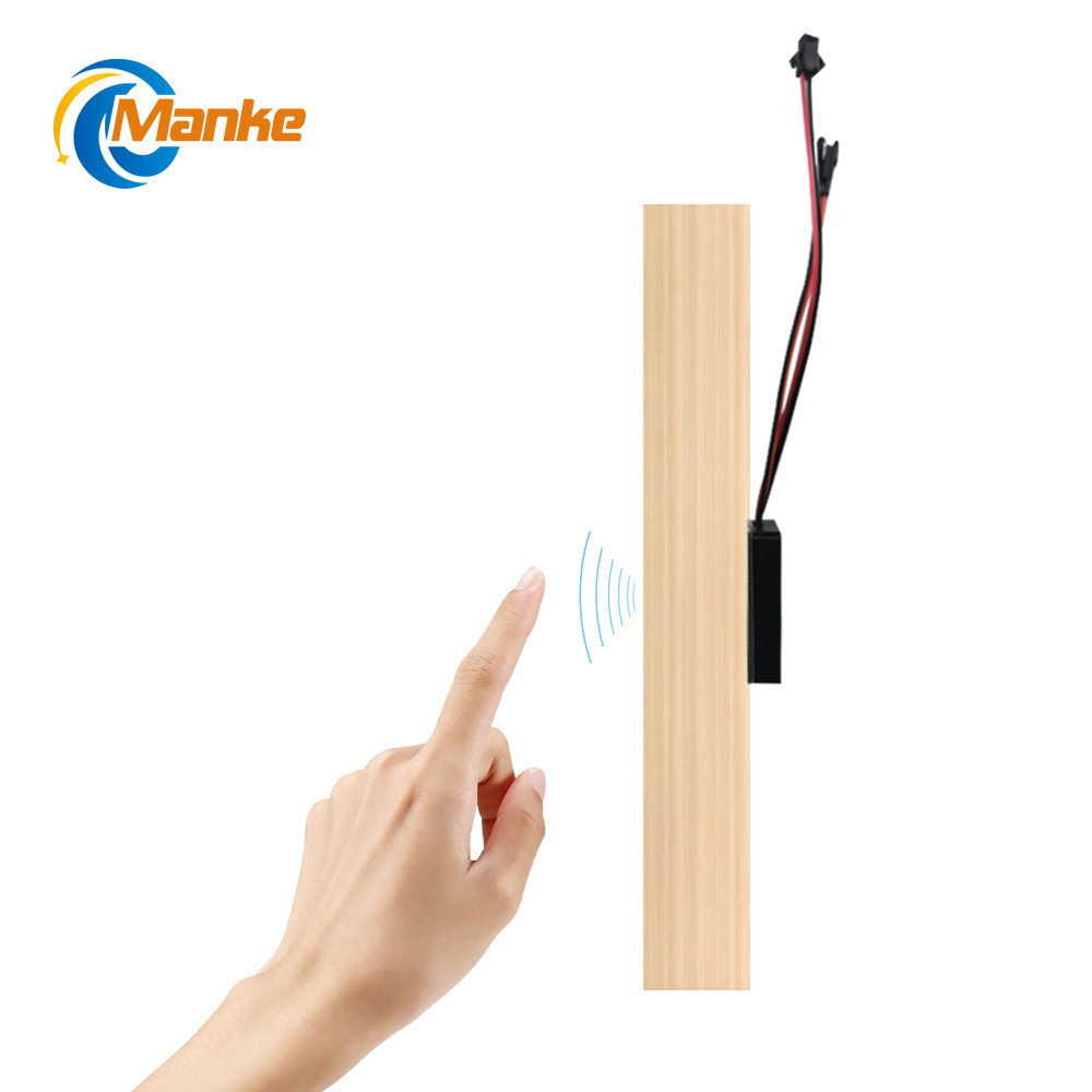 12V Smart LED Dimmer Switch Hand Touch Sweep Switch for Cabinet Wardrobe Wooden Board Inductive Touch Sensor inside Contact