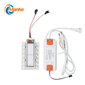 Double Button Single Color 12W/60W Touch Switch Inductive Light Dimmer Touch Sensor Switch with Power Supply Set