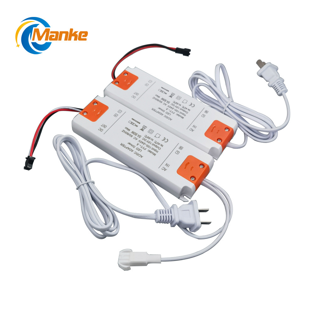 Double Button Single Color 12W/60W Touch Switch Inductive Light Dimmer Touch Sensor Switch with Power Supply Set