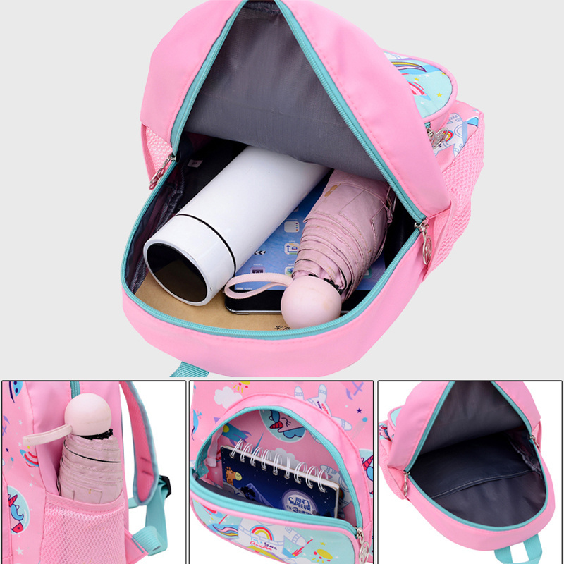 2024 New Cute Cartoon Canvas Dinosaur School Backpack for Children Casual Burden-Reducing Design for School