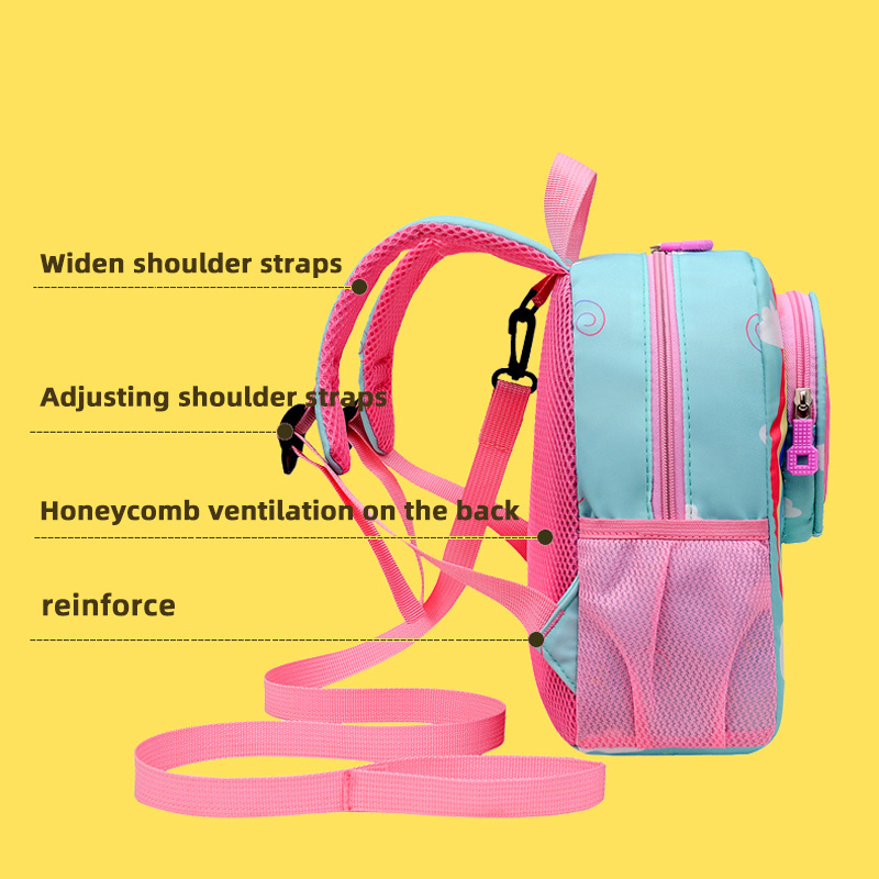 2024 New Cute Cartoon Canvas Dinosaur School Backpack for Children Casual Burden-Reducing Design for School