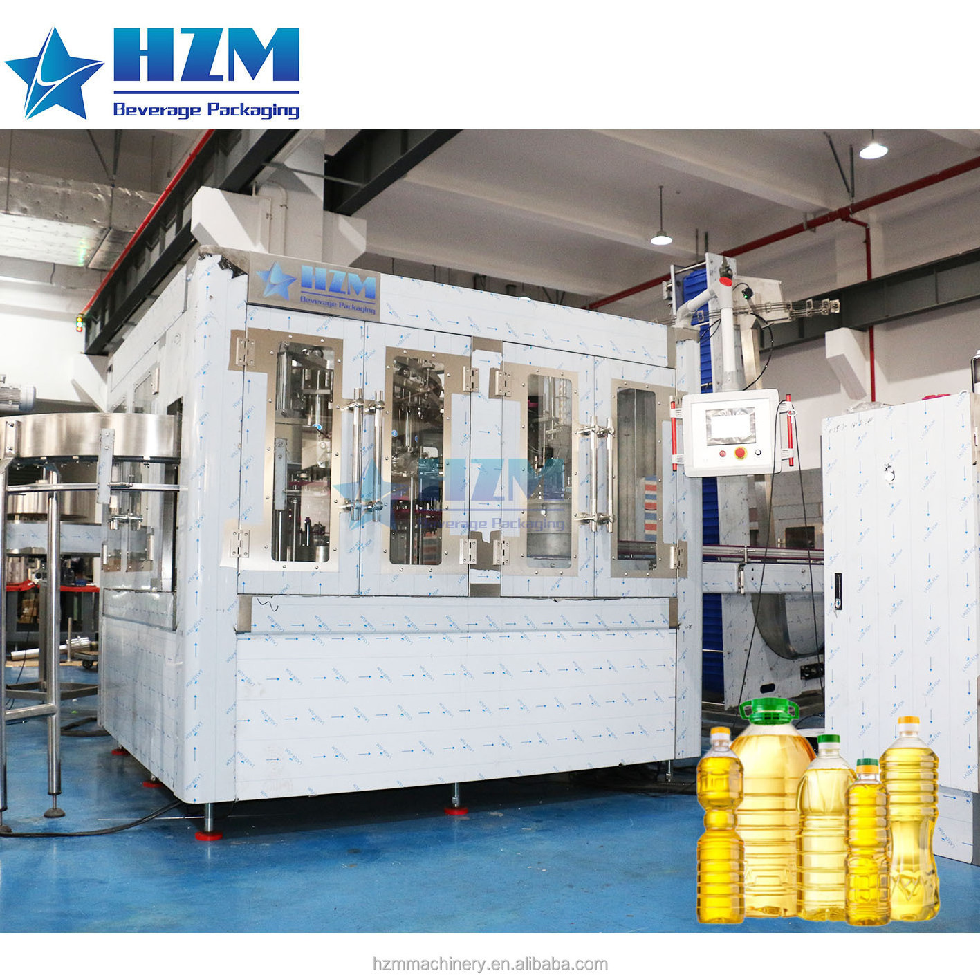 Automatic Rotary Type PET Bottle Edible Oil Filling Machine