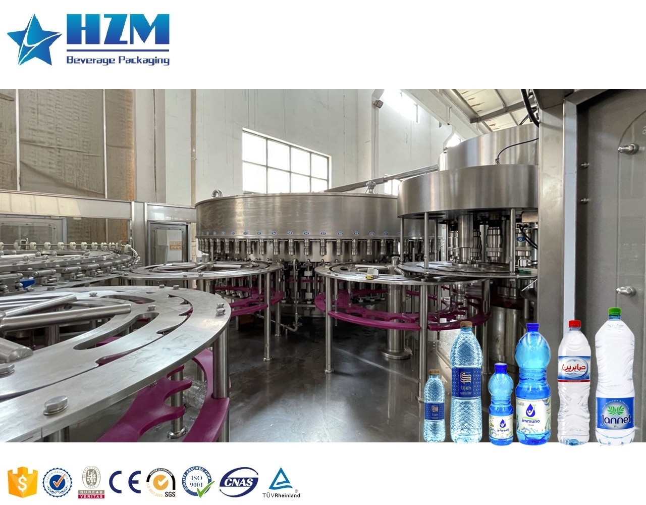 Mineral Water Bottling Line Filling Machine Drinking Pure Water Filling Machine Water Washing Filling And Capping Machine