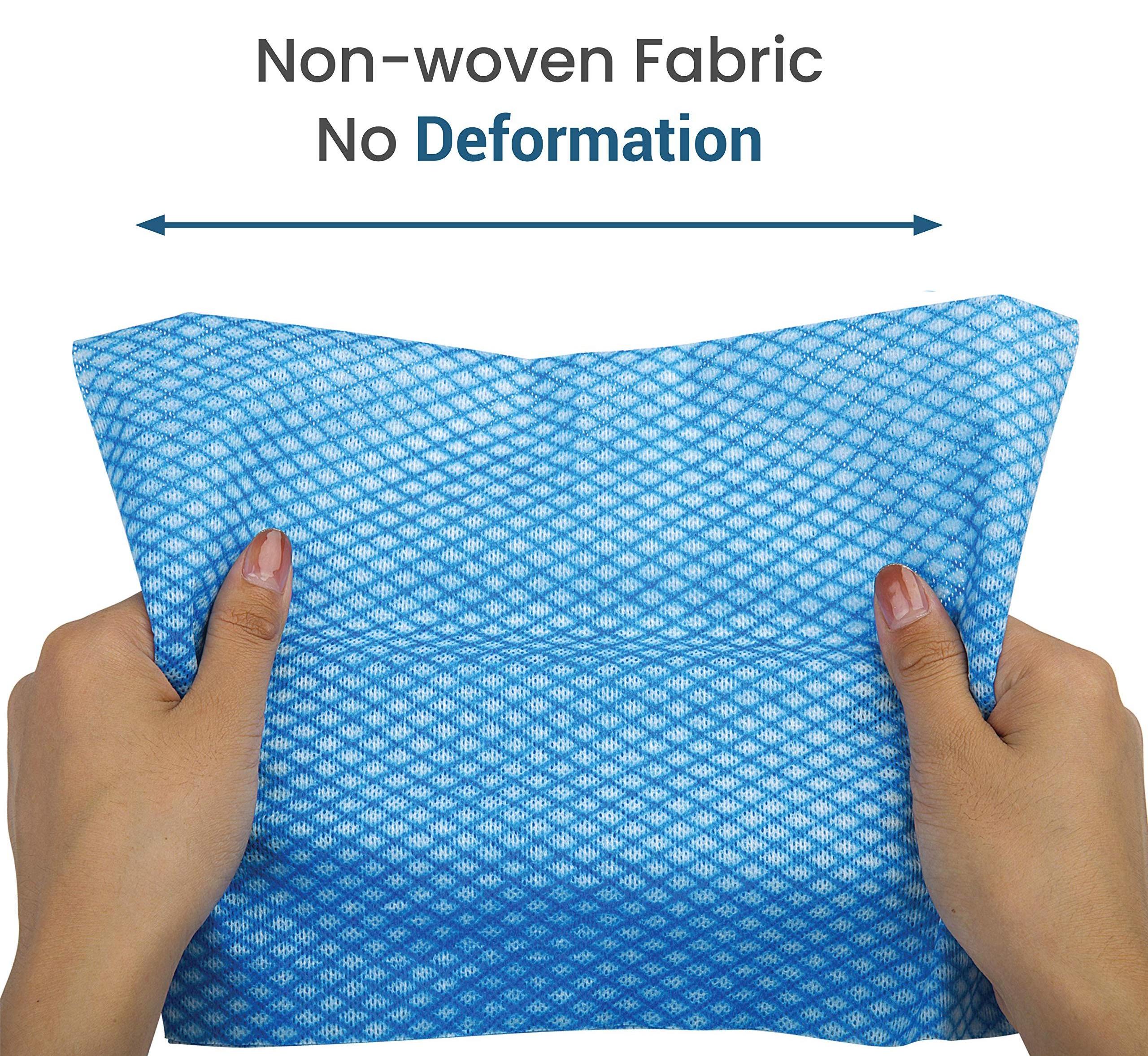 Wholesale Biodegradable 78pc Reusable Cleaning Cloths disposable rags Nonwoven Fabric disposable dish cloths for kitchen