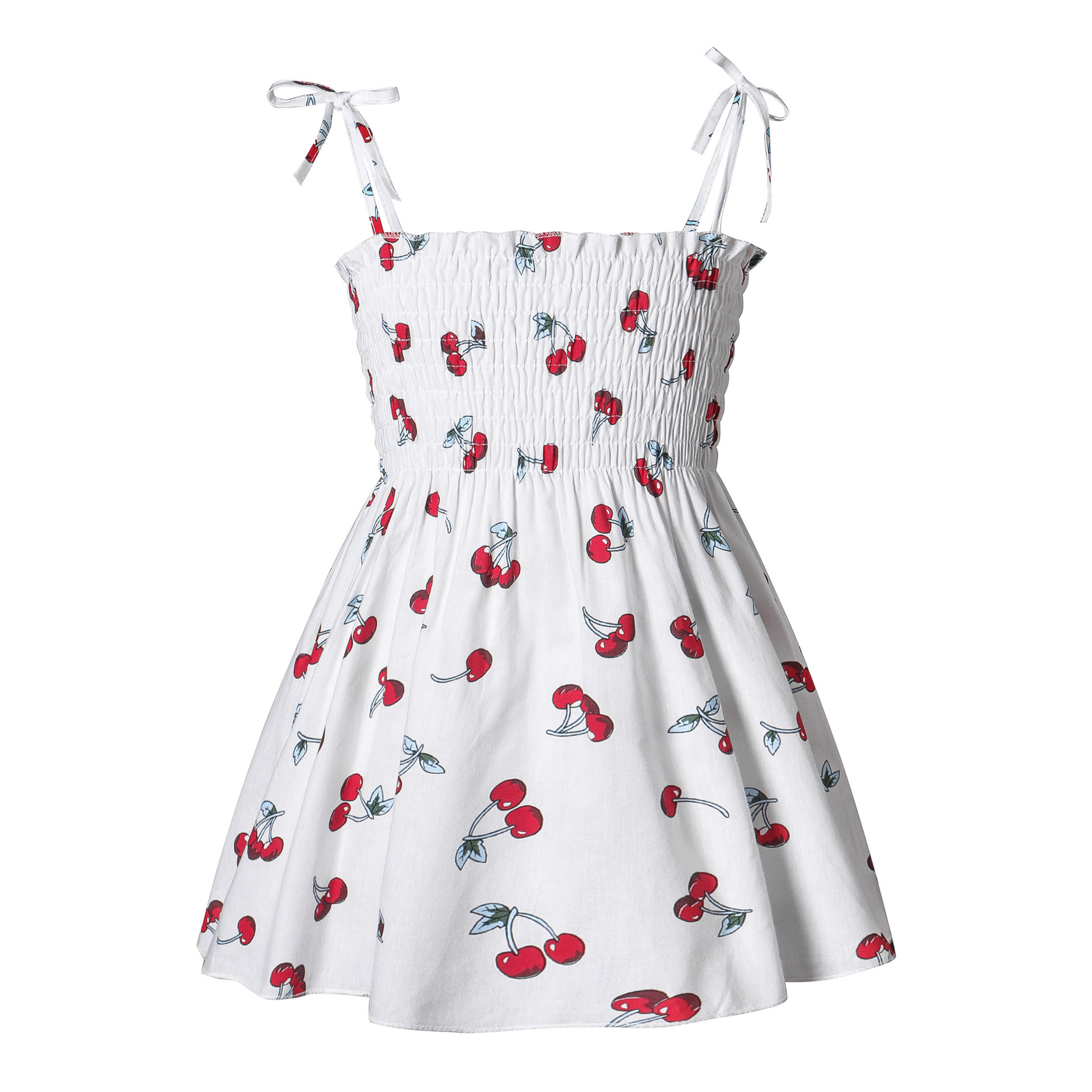 Printed Cotton Fancy Dresses For Girls Fashion Beach Style Dresses For Children Toddler Girls