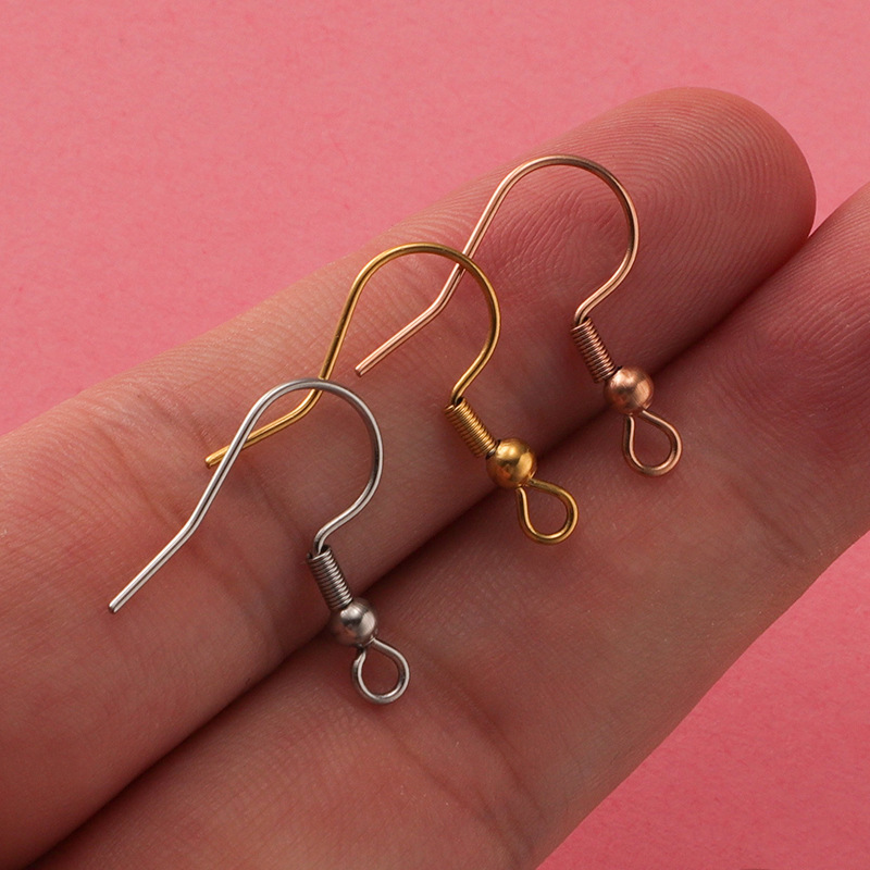 Jewelry Findings & Components,Wholesale Stainless Steel Diy Earring Wire Hook for Jewelry Making