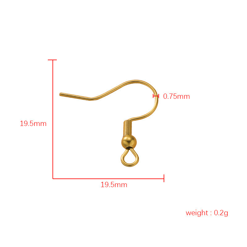 Jewelry Findings & Components,Wholesale Stainless Steel Diy Earring Wire Hook for Jewelry Making