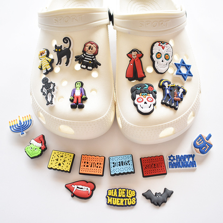 Hot Sale Charms For Croc Eco-Friendly Custom Soft Pvc Shoe Charms For Crocs Wholesale