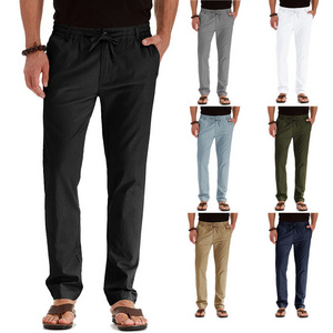 Classic Men'S 9-Color Casual Pants New Business Fashion Slim Fit Cotton Elastic Pants Men