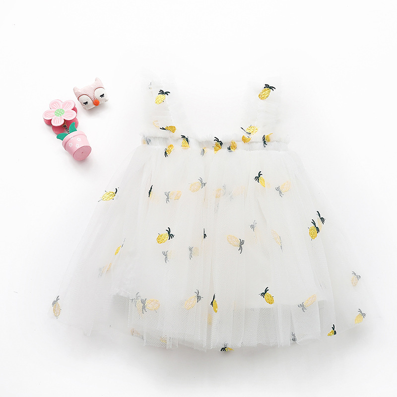 First Birthday Baby Singlet Frock Dress Little Girls Wedding Party Tutu Dress