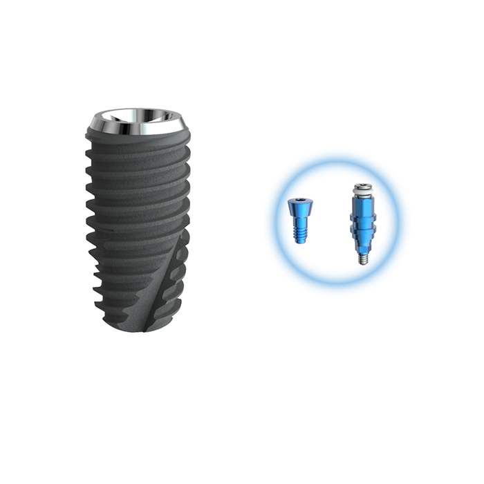 CE Approved System De Titanium Implantes Dentales Dental Implant Screw Multifunction