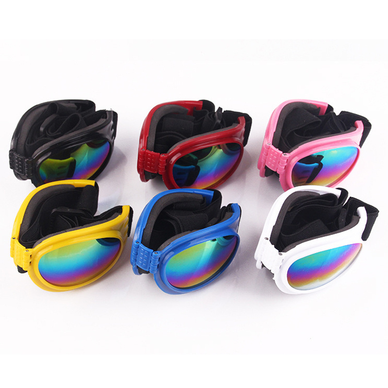 Wholesale Multicolor Summer Sun UV Proof Pet Accessories Dog Sunglasses Plastic Fashion Pet Apparel & Accessories Goggles Solid