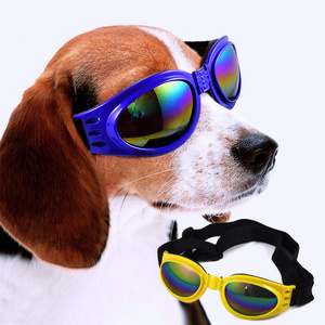 Wholesale Multicolor Summer Sun UV Proof Pet Accessories Dog Sunglasses Plastic Fashion Pet Apparel & Accessories Goggles Solid