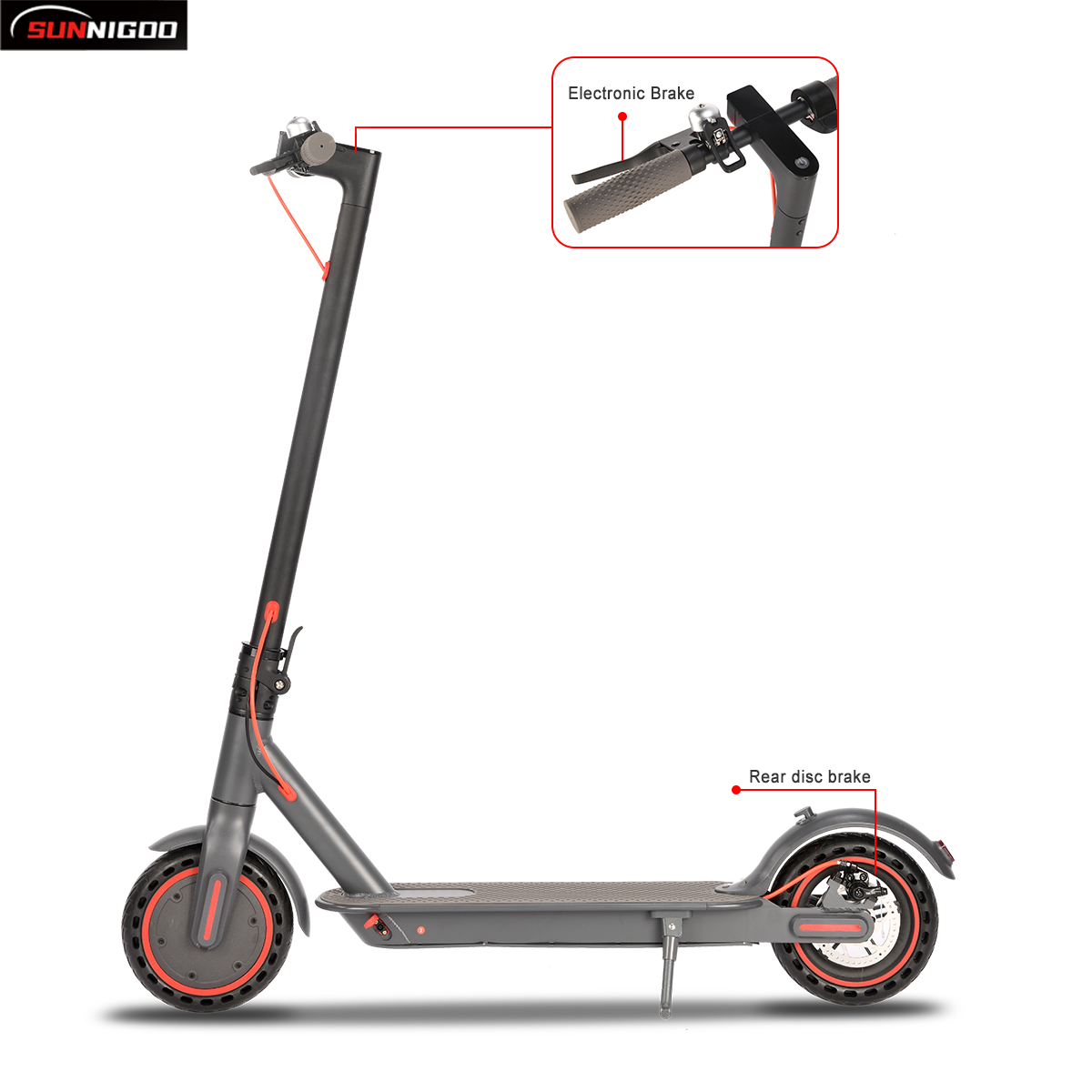 350w 36v Electr Scooter Free Shipping 35 Km/H Powerful Adult Commuting To Work  Lithium Battery Light City Electric Scooter