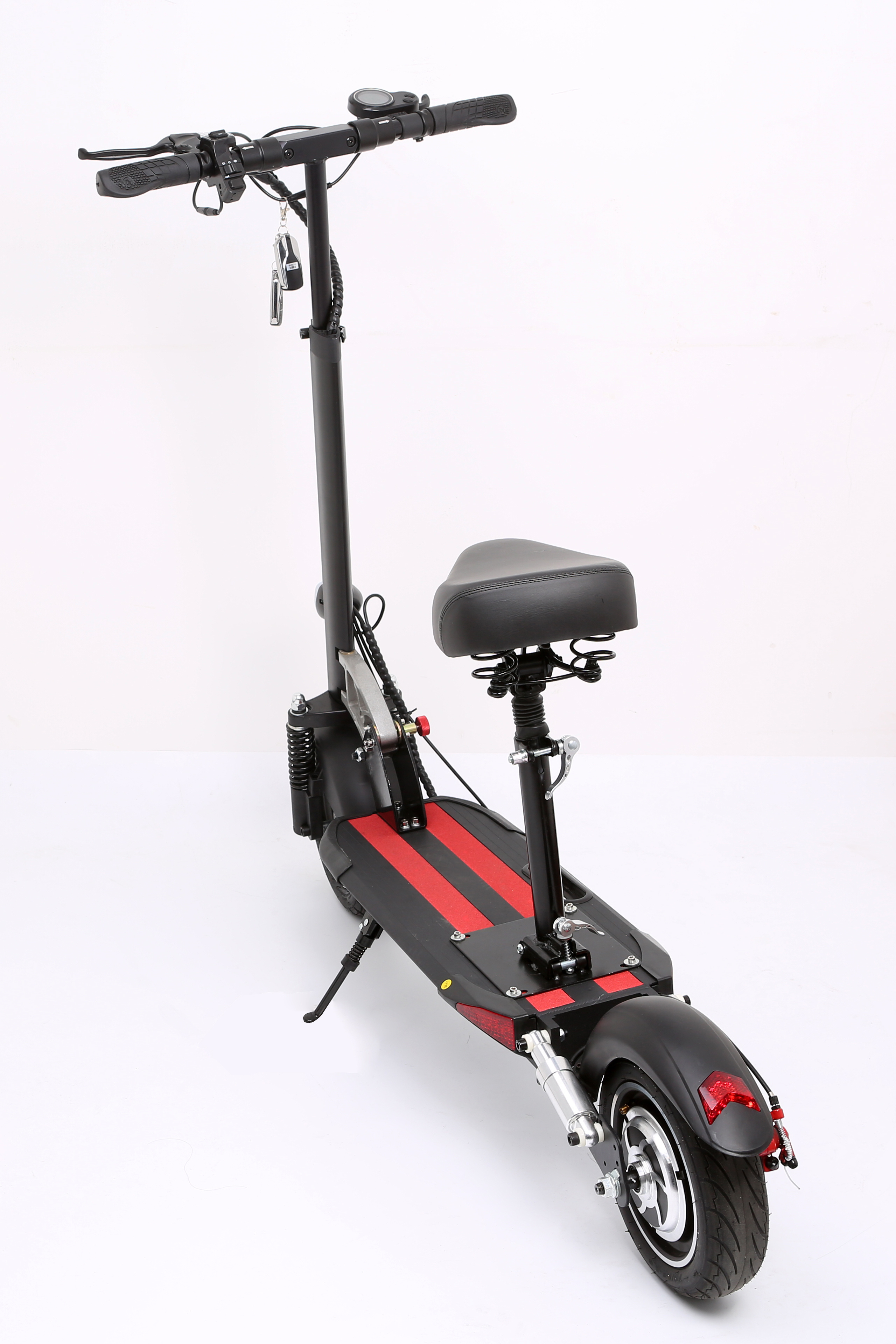 EU UK 120kgs loading weight 10inch electric scooter motorcycle 12.5A 1000w fat tyre electric scooter with seat foldable