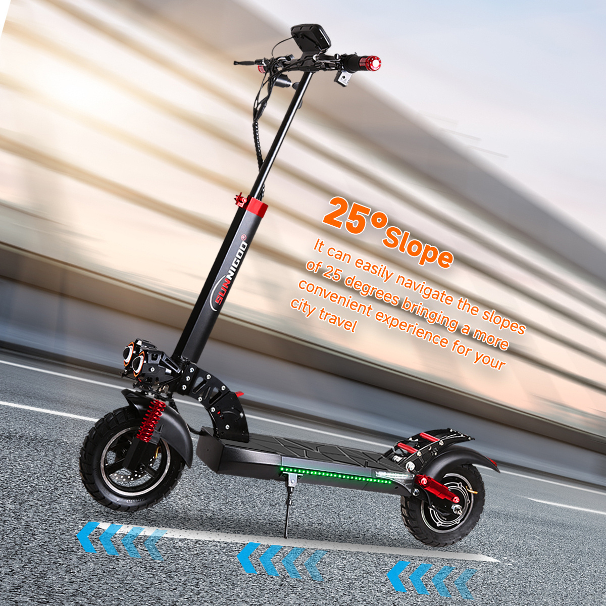 Factory customization 10 Inch Unisex 800W/1000W 48V  Mobility Scooter 50km/h Smart Adult Electric Scooter