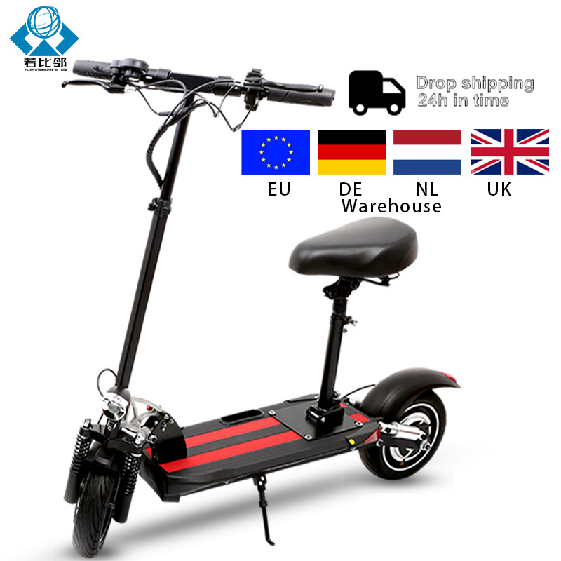 Electric Scooter 800W 48V Citycoco Scooter With Seat 2 Wheel Powerful Long Range Distance 60km Fast Electric Motorcycle Bike