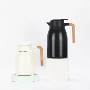 1L Double Wall High Quality Jug Vacuum Flask Coffee Pot Outdoor Water Jug for Party With Lid