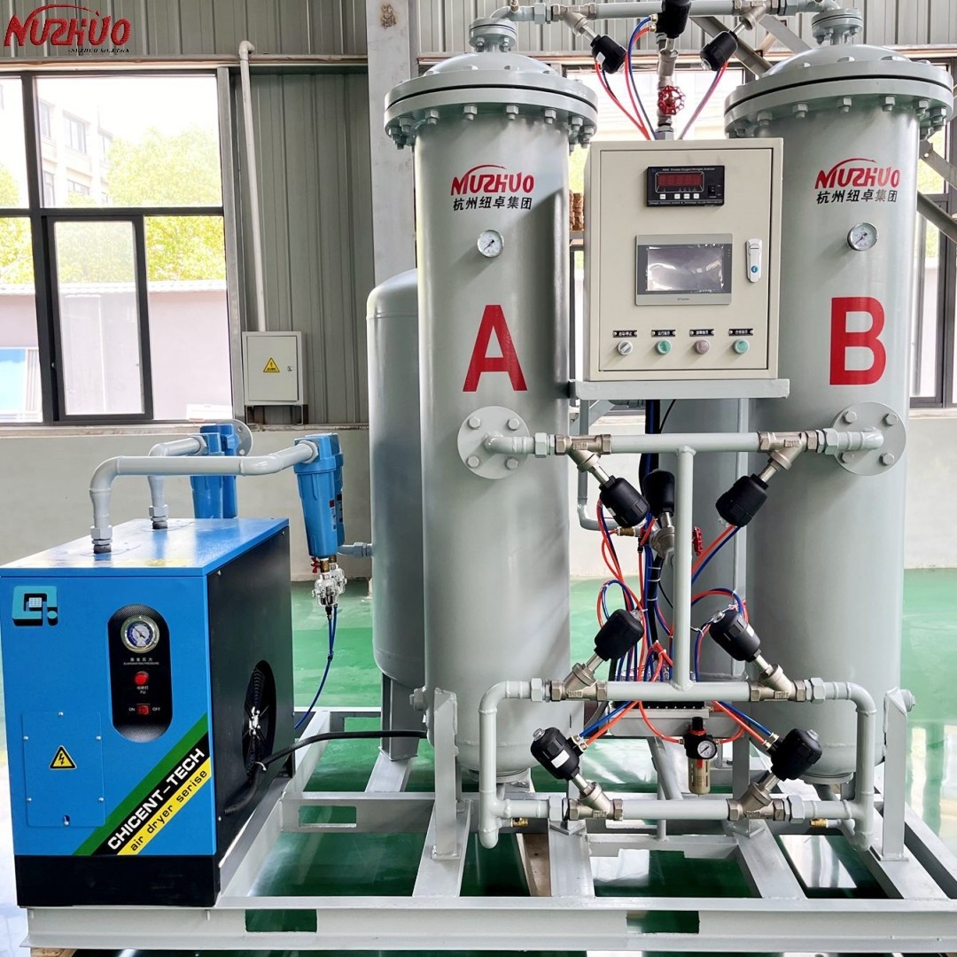 NUZHUO Low-Budget PSA Nitrogen Gas Plant  Nitrogen Tire Inflator Machine N2 Gas Generator Equipment