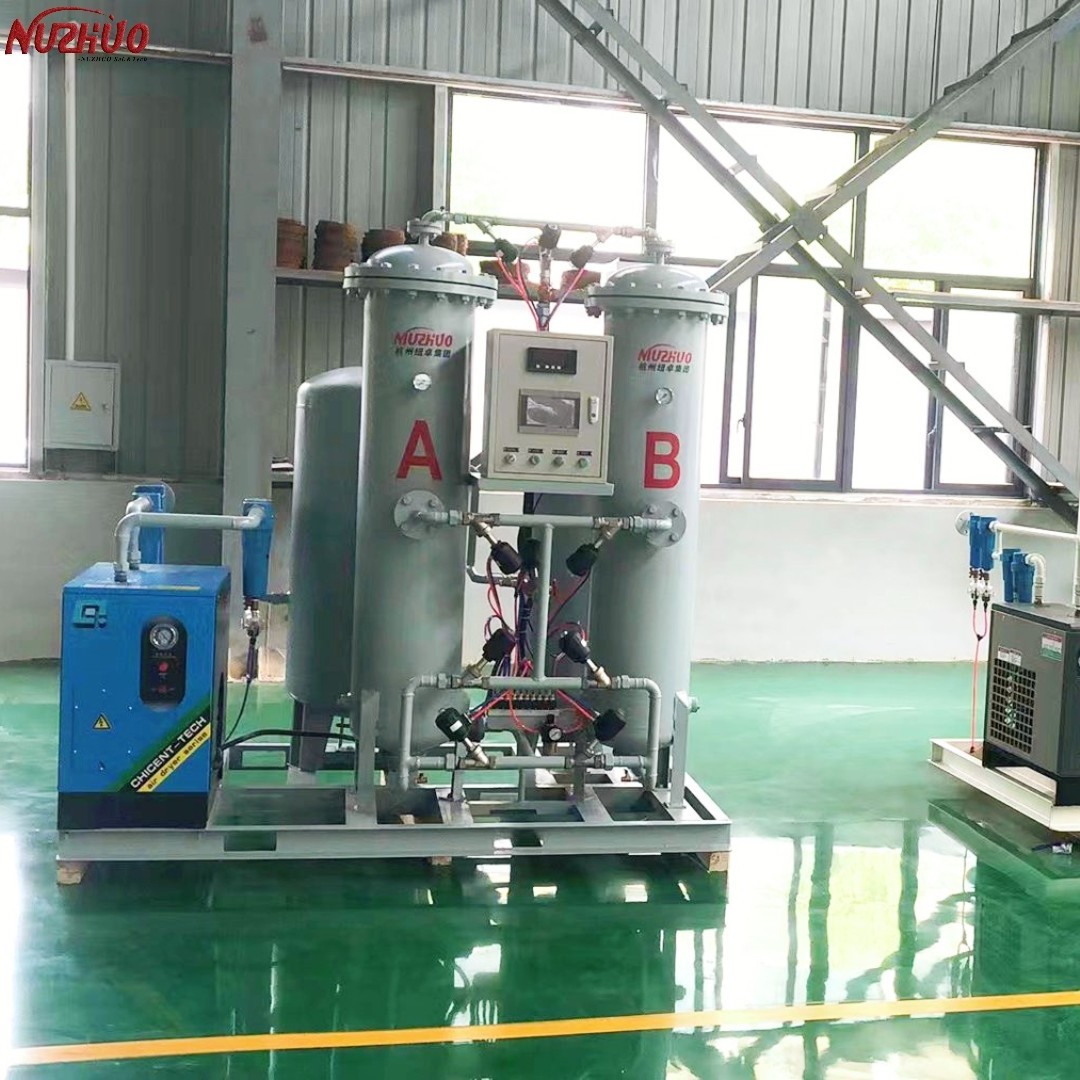 NUZHUO Low-Budget PSA Nitrogen Gas Plant  Nitrogen Tire Inflator Machine N2 Gas Generator Equipment