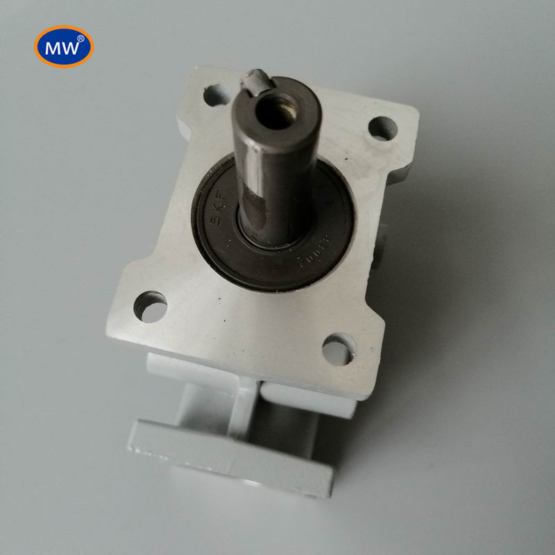 T-type 90 Degree Gearbox Spiral Bevel Gear Speed Increaser Small Right Angle Steering Bevel Gear Helical Gearboxes