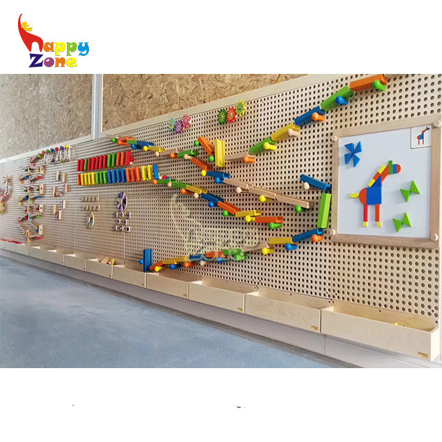 Wooden Interactive Wall Mounted Play Systems Interactive Wall Games Educational Play Systems Hot for Sales