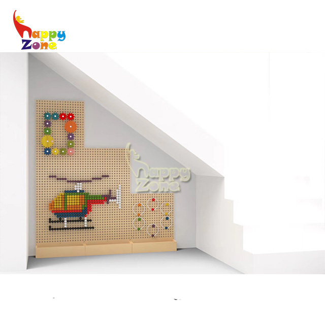 Wooden Interactive Wall Mounted Play Systems Interactive Wall Games Educational Play Systems Hot for Sales