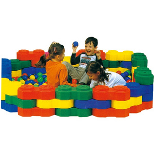 CE certified Giant Educational Plastic Building Blocks for Children Age 3+