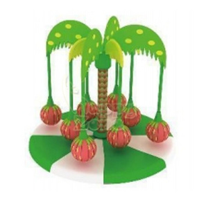 Hot Sales electric Coconut Swing carousel children amusement equipment for indoor soft play zone