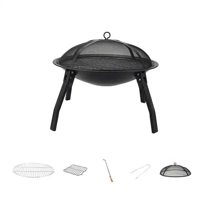 Professional Manufacture Outdoor Camping Large Fire Pit Picnic Barbecue BBQ Grill