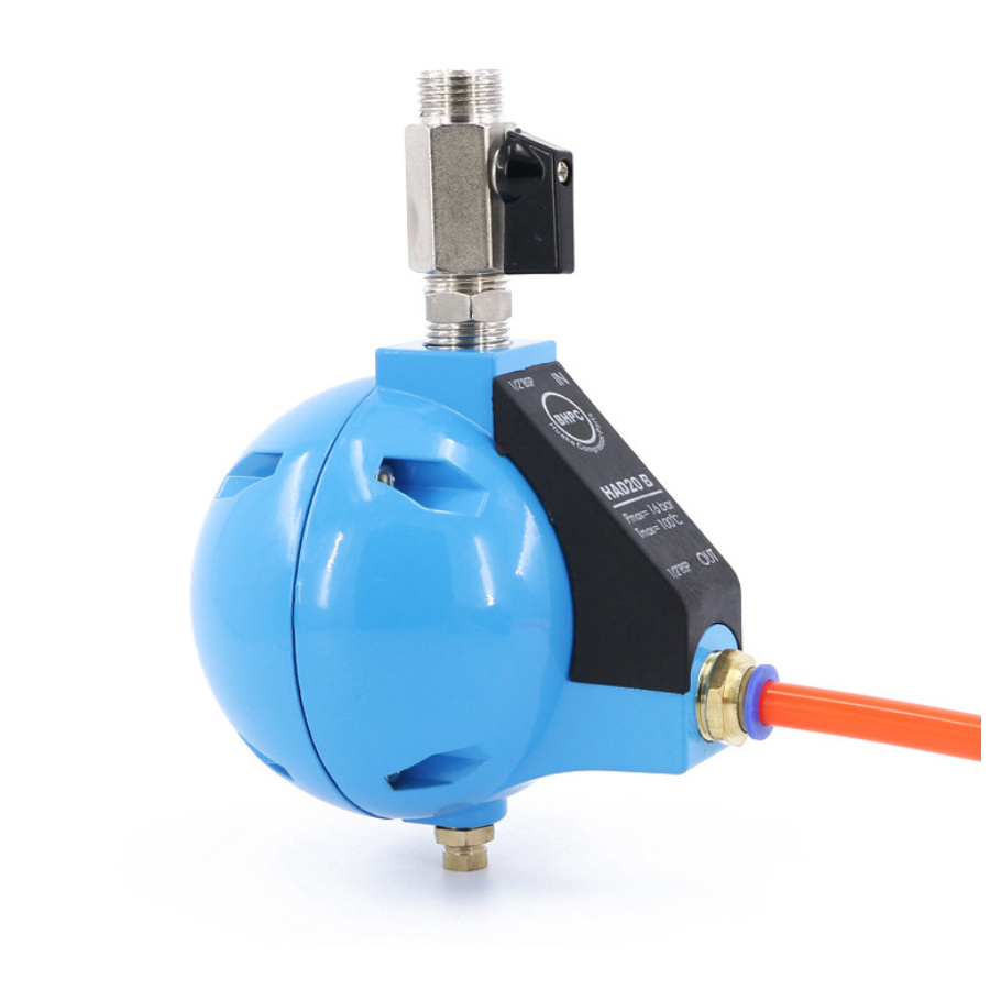 Automatic Drainer 1/2'' Interface Floating Ball Type Air Compressor Float Automatic Drain Valve Compressor Parts HAD20B