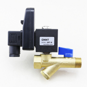 OPT 24  220 Volt Pressure Air Brass Automatic Drain Valve for Air Compressor Automatic Electronic Drain Valve Water