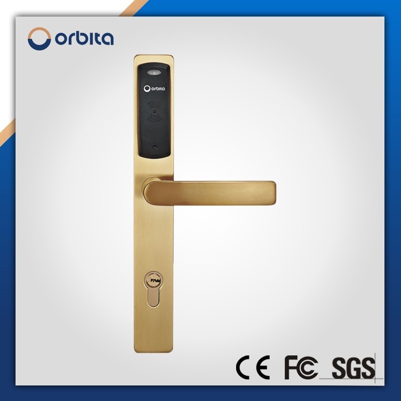 Gold Color Wireless RF Card wifi Hotel Door Lock