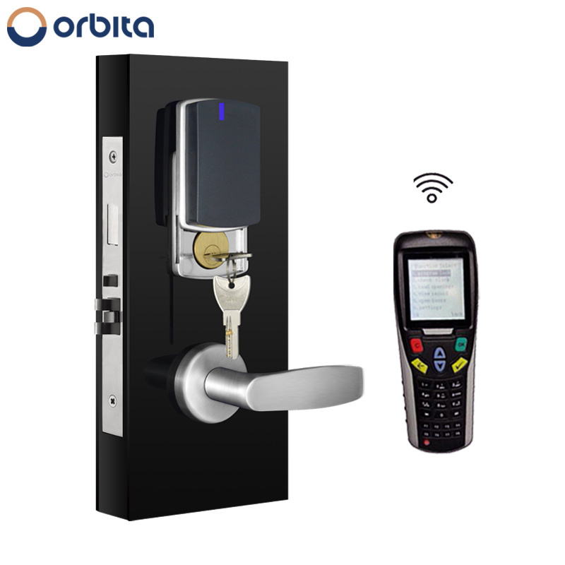 Top Quality Orbita Electronic Sliding Lock Digital Smart Rfid Key Card Door Hotel Lock